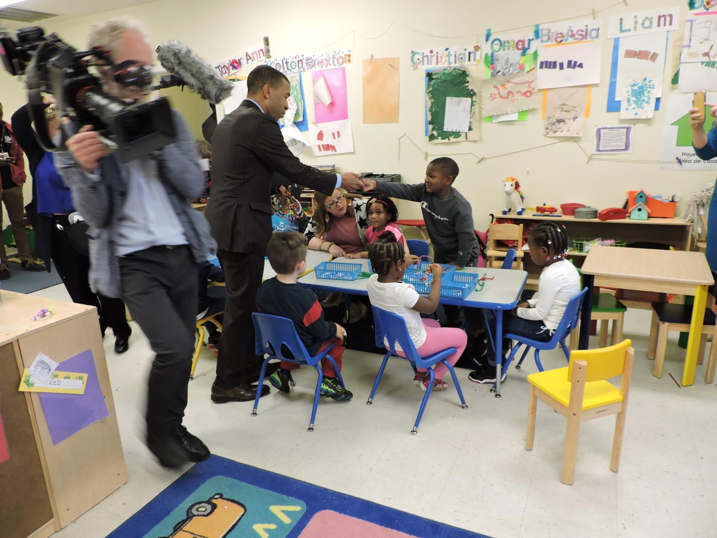 Mayor Reed at PreK