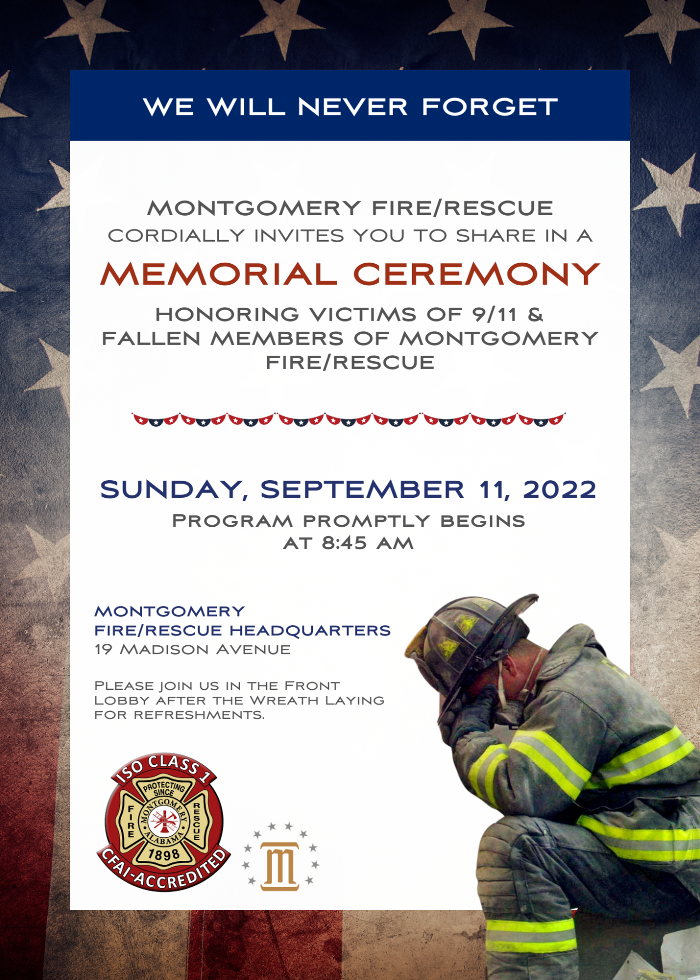 Memorial Ceremony 9/11