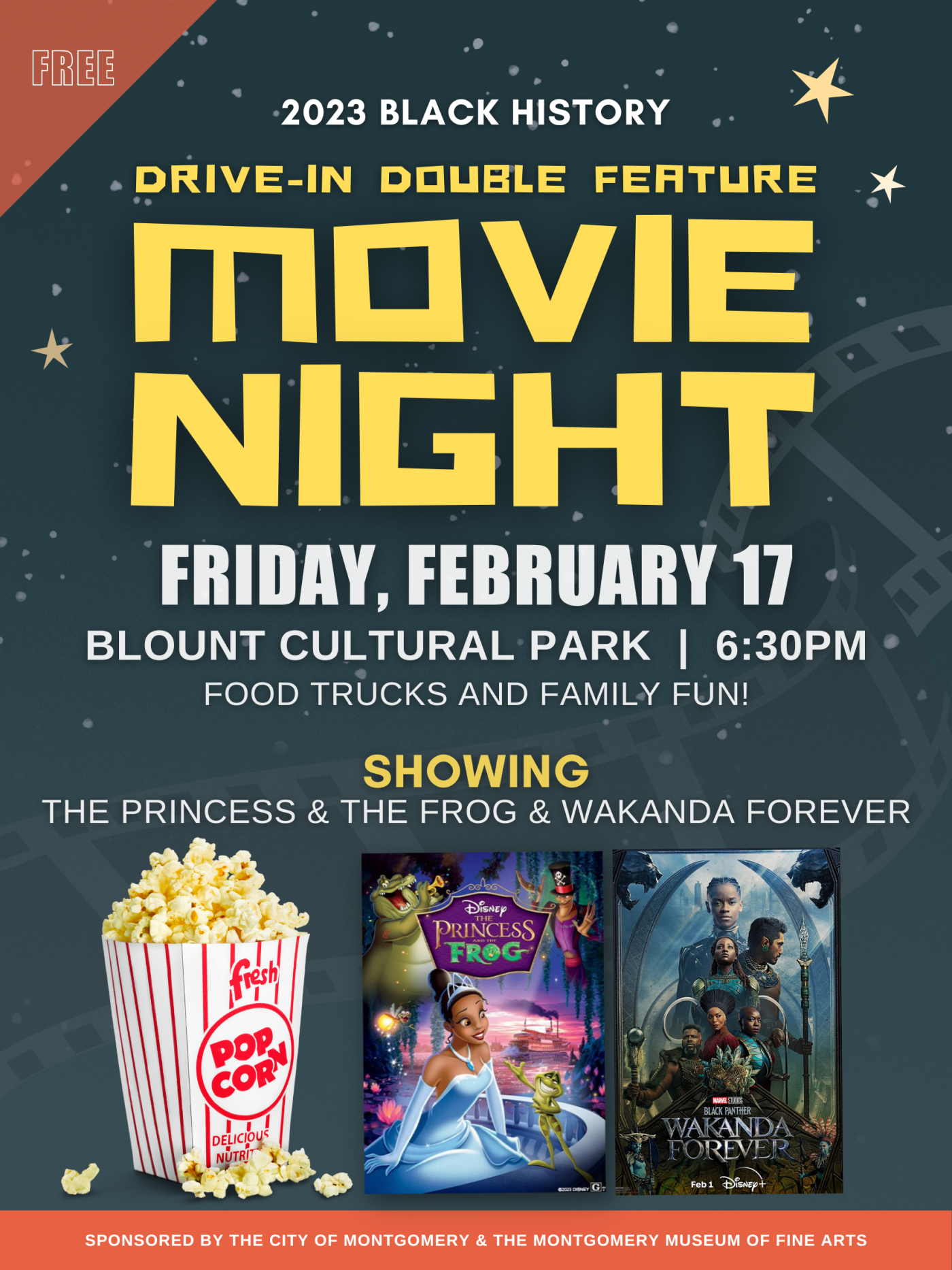 Drive-In Movie Night Poster