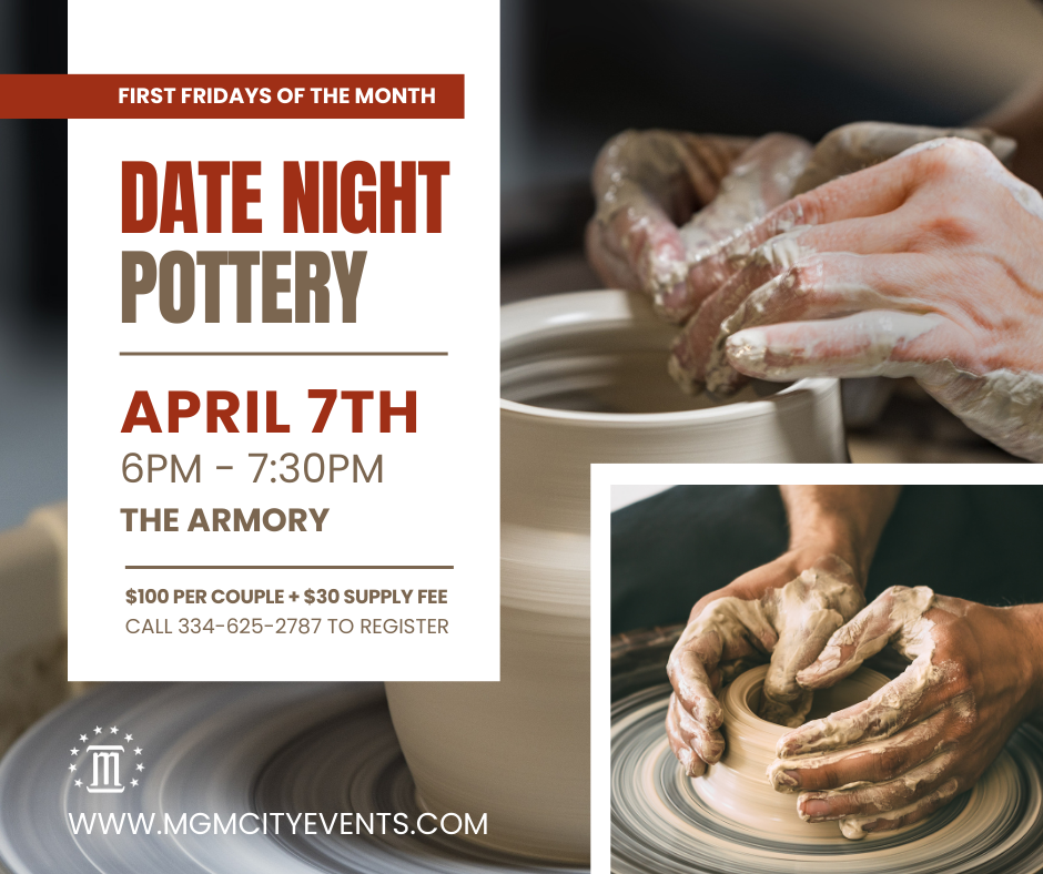 Date Night Pottery April 7