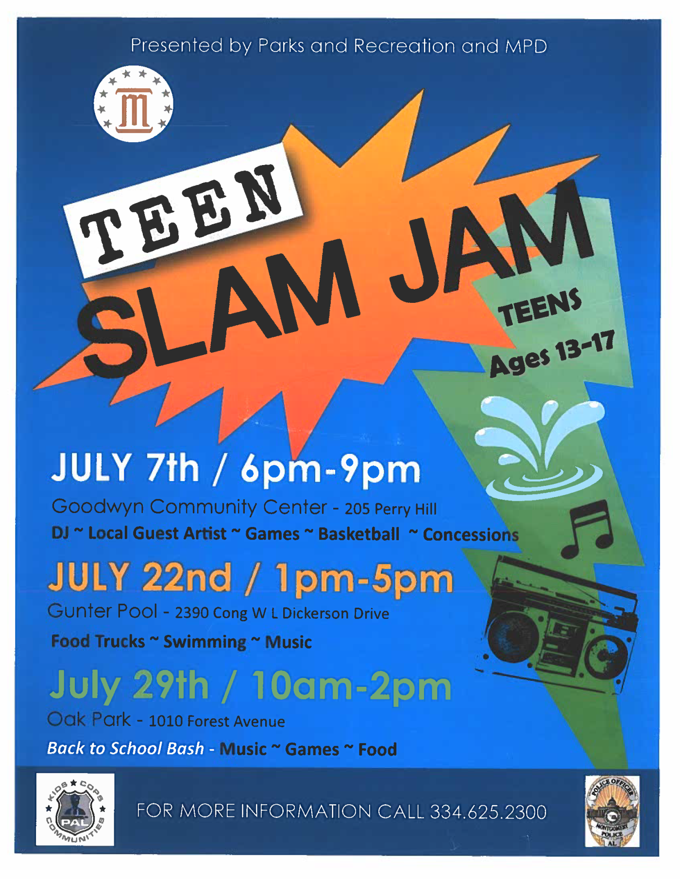 Slam Jam flyer