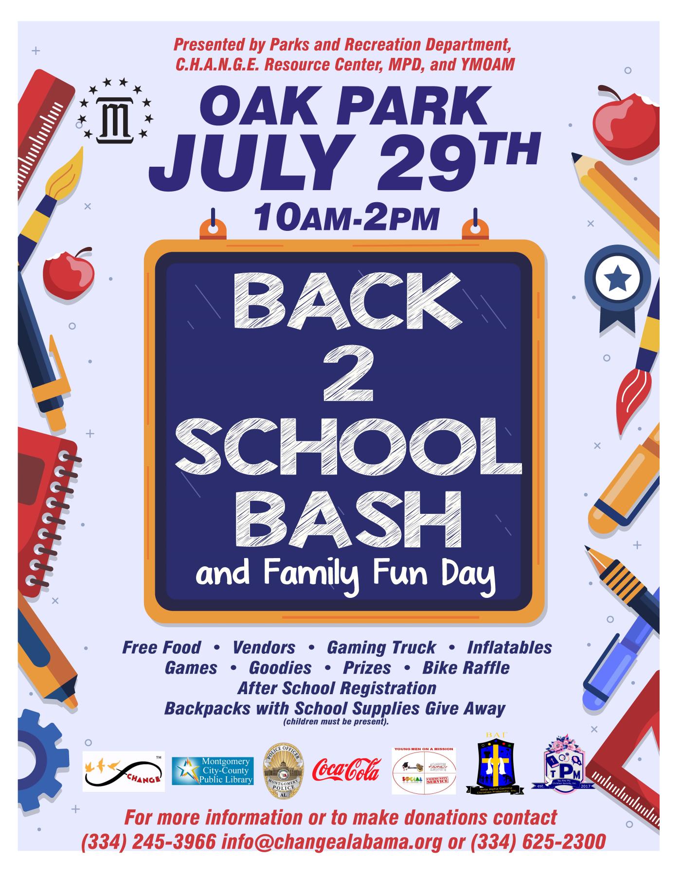 Back to School Bash Flyer 2023