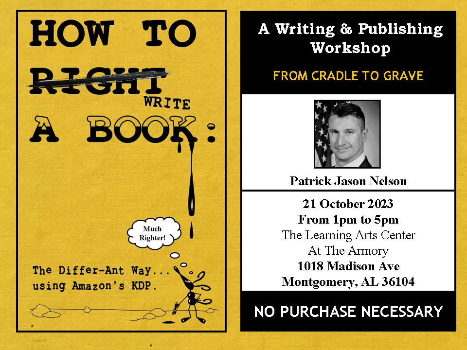 How to Write a Book flyer