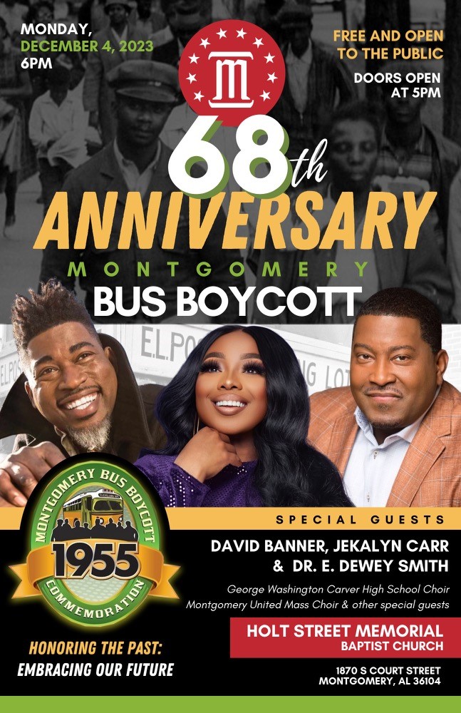 68th Anniversary Montgomery Bus Boycott 