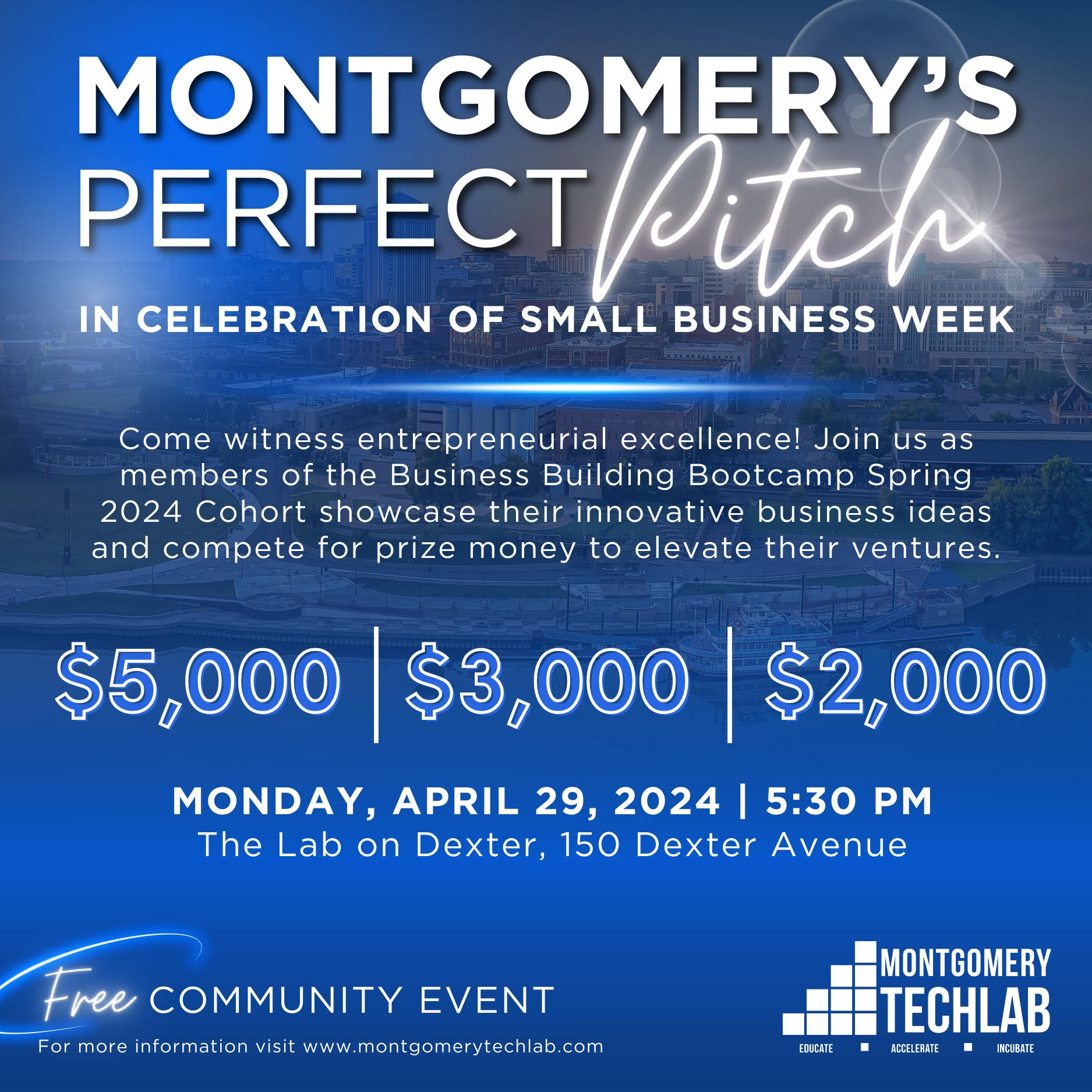 Montgomery's Perfect Pitch Business Pitch Competition 