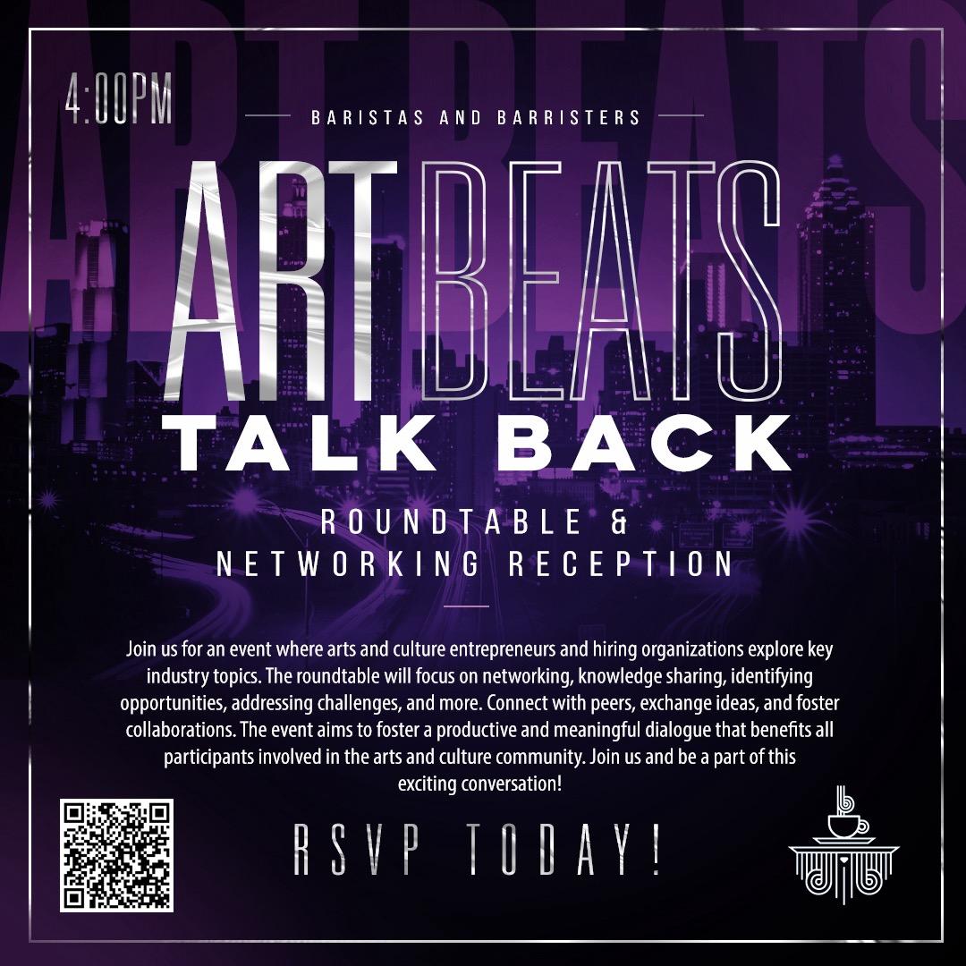 Art Beats Talk Back - Roundtable & Networking Reception