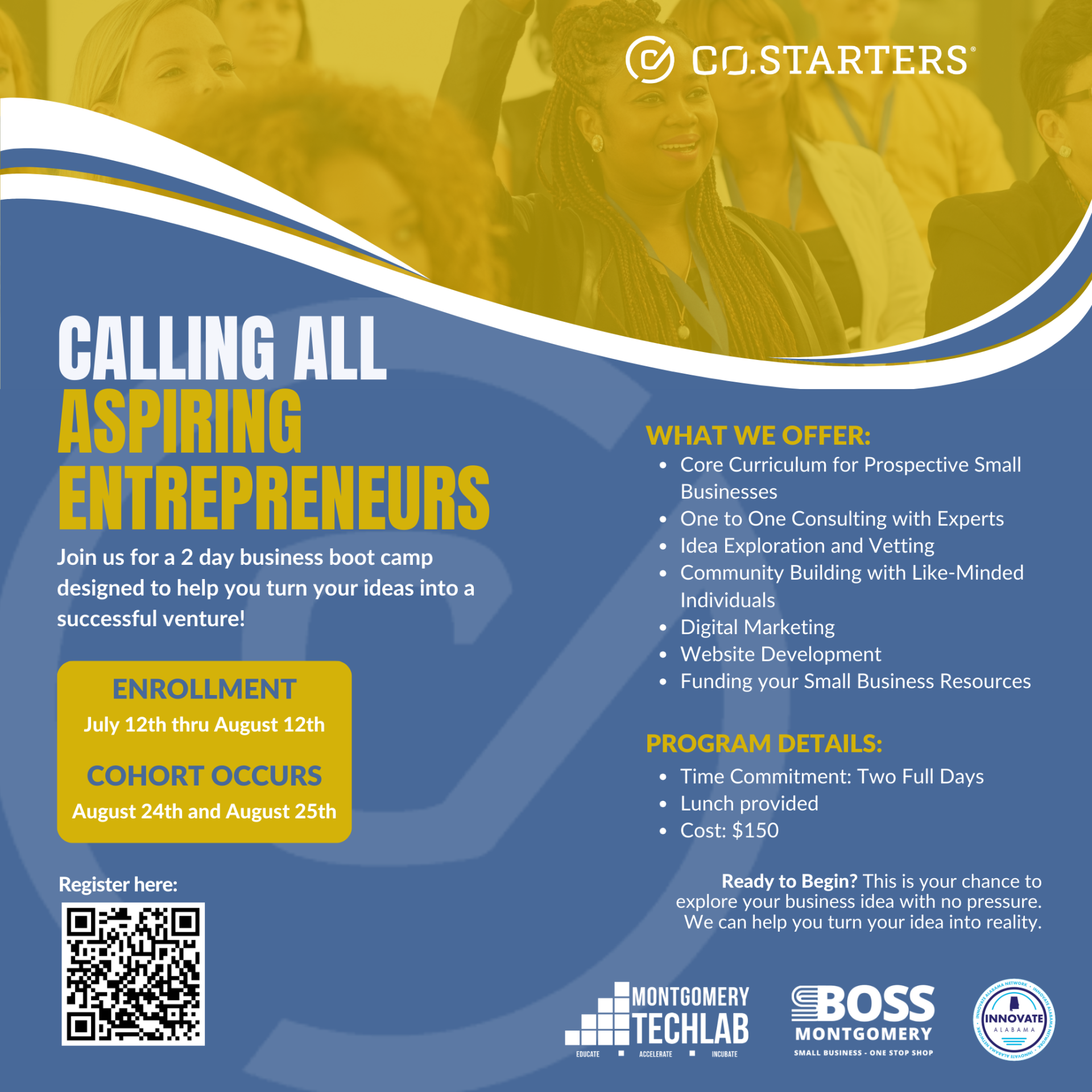 Co-Starters Calling All Aspiring Entrepreneurs 