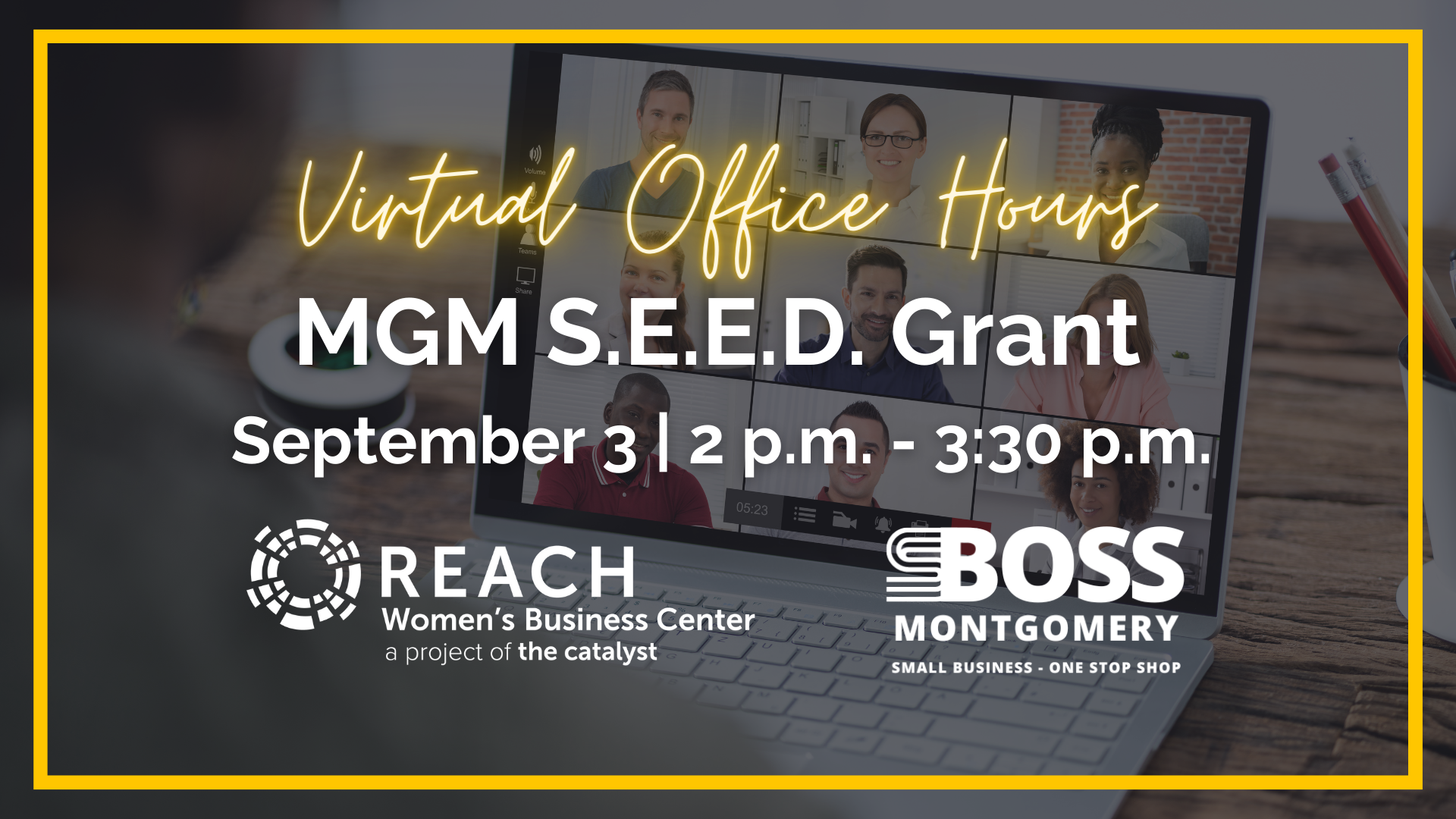 Virtual Office Hours_ Montgomery S.E.E.D. Grant Applications