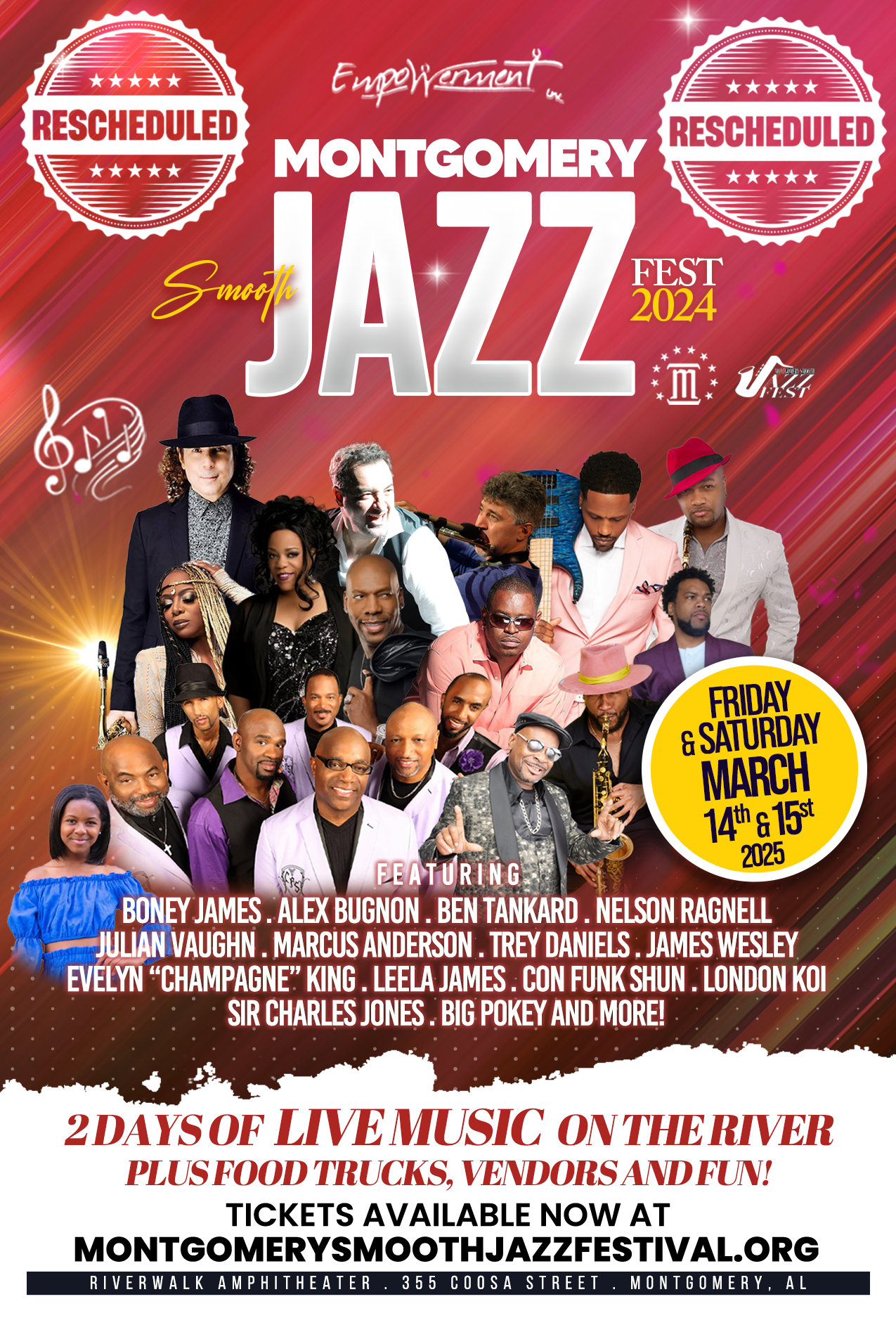 2025 Smooth Jazz Festival Graphic (Postponed)