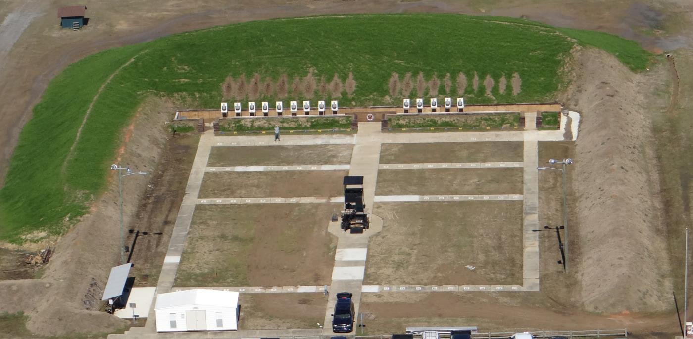 Ariel view of firing range