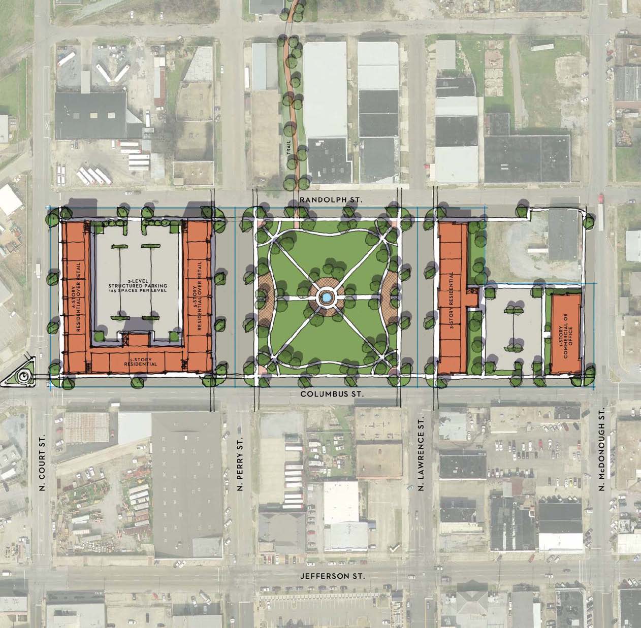 North Perry Sites potential site plan