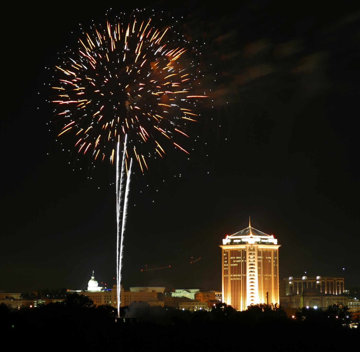 Downtown fireworks 2