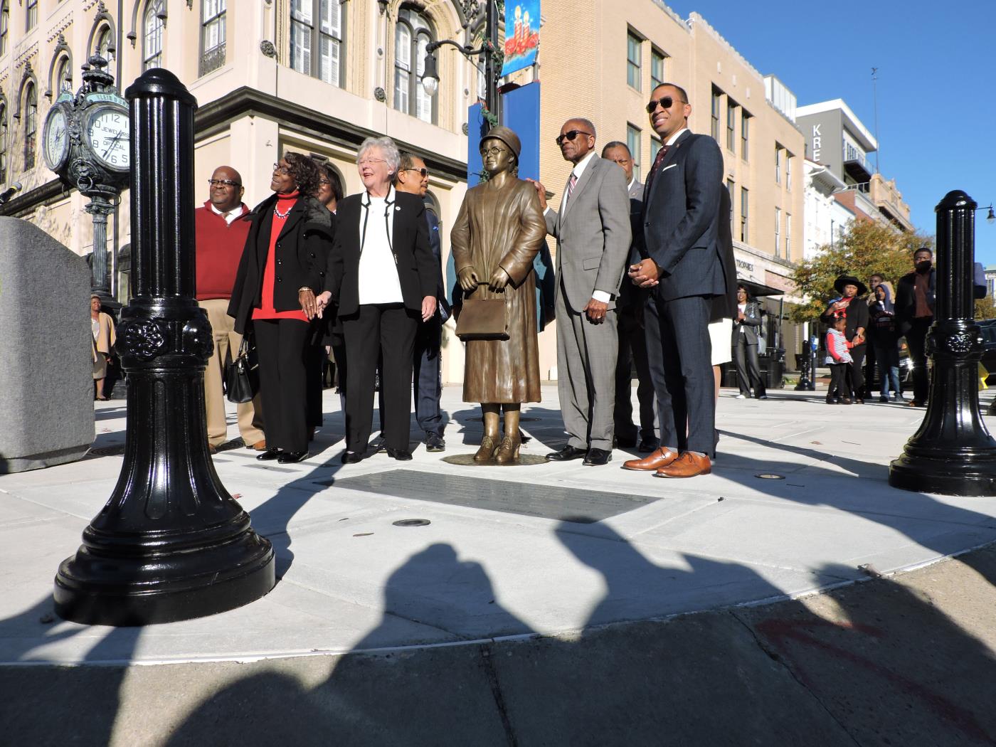 Ivey, Fred Gray and Mayor Reed